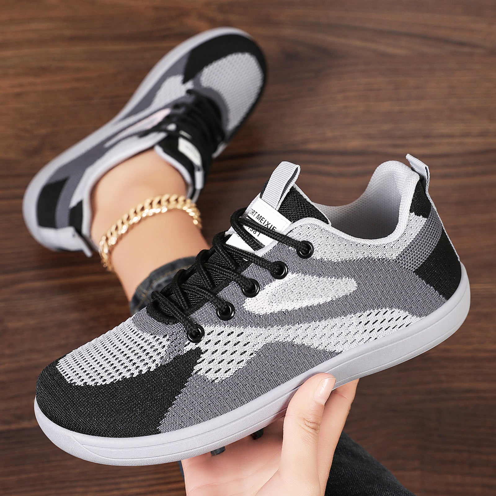 Damen Leichte und atmungsaktive Freizeitschuhe mit flexibler Sohle R&B