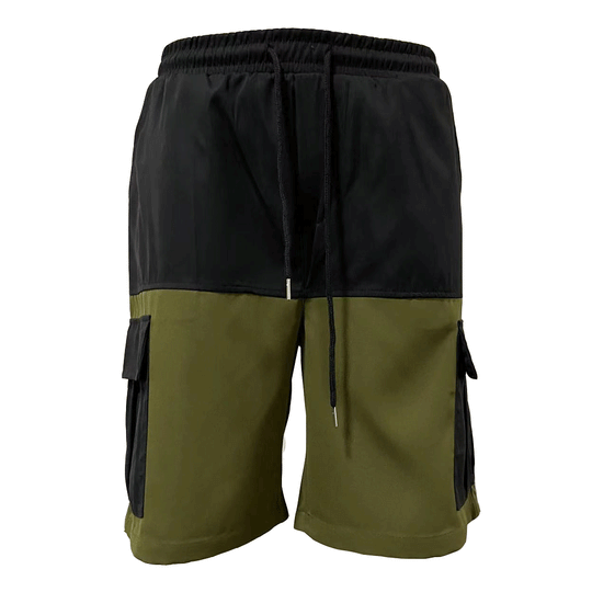 Herren Cargo-Shorts mit zahlreichen Taschen und elastischem Bund R&B