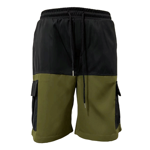 Herren Cargo-Shorts mit zahlreichen Taschen und elastischem Bund R&B