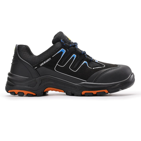 Herren Sicherheits-Sneakers mit stoßdämpfender Sohle und verstärktem Zehenschutz R&B