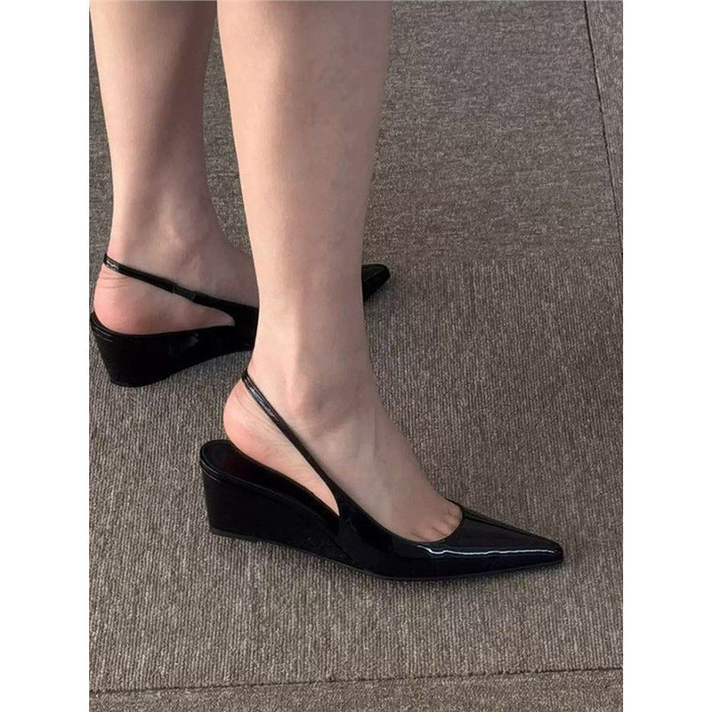 Damen Slingback High Heel Schuhe mit spitzem Design R&B