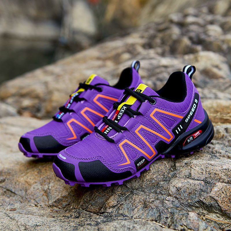 Damen Sportliche Outdoor-Sneaker mit rutschfester Sohle und atmungsaktivem Obermaterial R&B