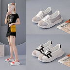 Damen Sportliche Sneakers mit elastischem Komfort und rutschfester Sohle R&B