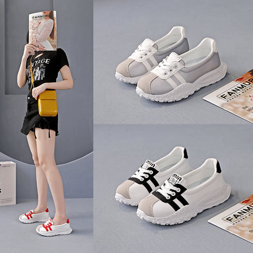 Damen Sportliche Sneakers mit elastischem Komfort und rutschfester Sohle R&B