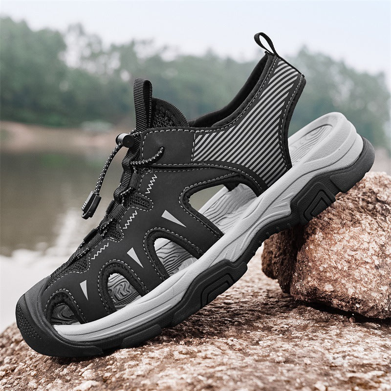 Damen Sportliche Wassersandalen mit flexiblem Schnellschnürsystem R&B