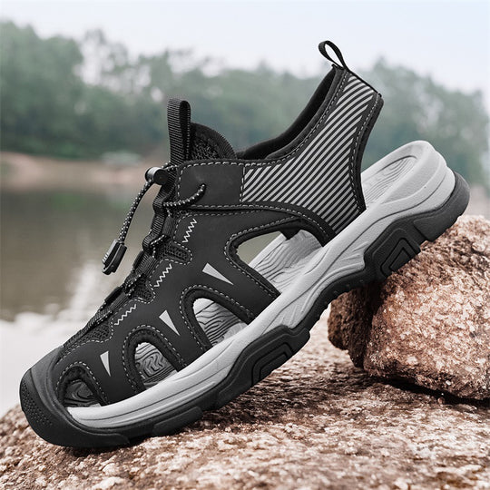 Damen Sportliche Wassersandalen mit flexiblem Schnellschnürsystem R&B