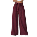 Damen Weit geschnittene Hosen mit verstellbarem Bund R&B