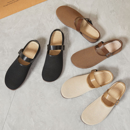 Damen Atmungsaktive Clogs mit verstellbarem Riemen R&B