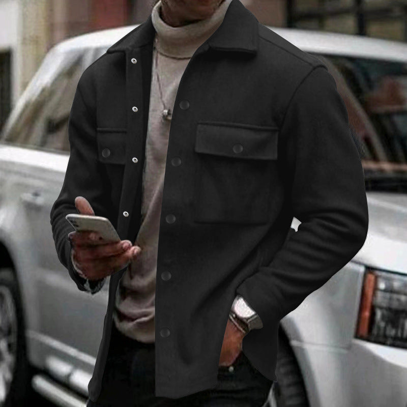 Herren strukturierte Arbeitsjacke mit praktischen Taschen R&B