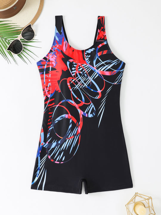 Damen Sportlicher Schwimmanzug R&B