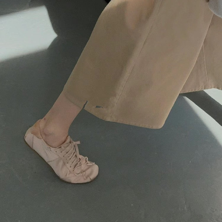Damen Komfortable Sneaker mit elastischen Schnürdetails