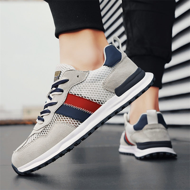 Damen Sportliche Sneakers mit atmungsaktivem Mesh-Obermaterial und stabiler Gummisohle