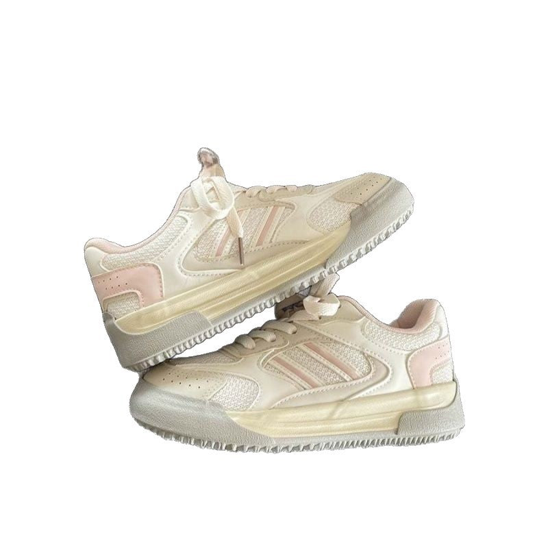 Damen Sportliche Sneakers mit atmungsaktiven Mesh-Einsätzen und bequemer Dämpfung