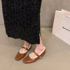 Damen elegante Mokassins mit hochwertigem Fleece-Futter R&B