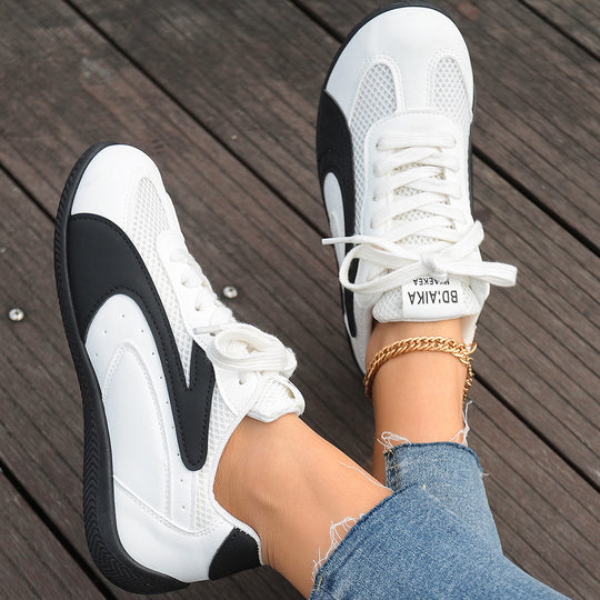 Damen Sportliche Sneakers mit atmungsaktiver Oberflächenstruktur und weicher Dämpfung R&B