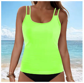 Damen Tankini-Oberteil mit modischem Rüschendesign R&B