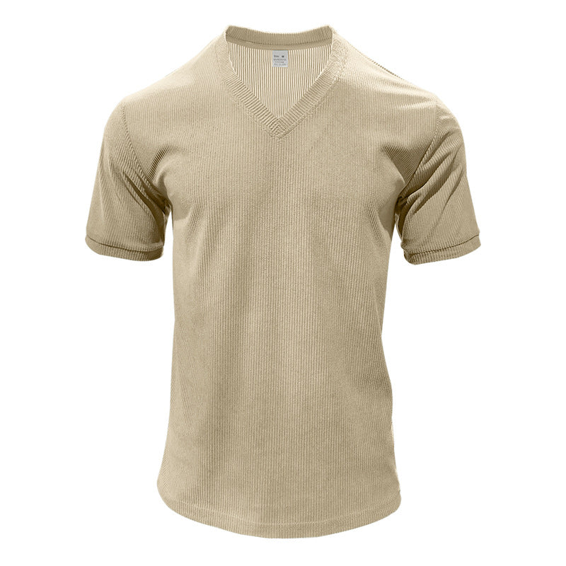 Damen V-Ausschnitt T-Shirt R&B