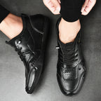 Herren Sportliche Freizeitschuhe aus atmungsaktivem Leder mit rutschfester Sohle R&B