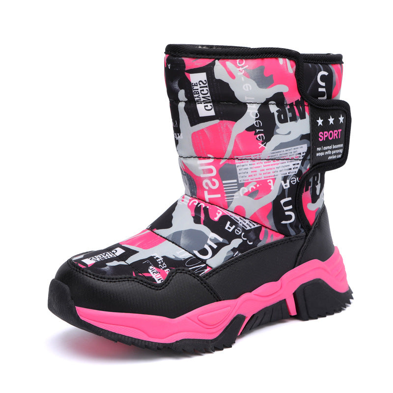 Damen Sportliche Winterstiefel mit rutschfester Sohle und isolierendem Futter R&B