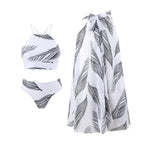 Damen Bikini-Set mit verstellbaren Trägern und traumhaftem Wickelrock R&B