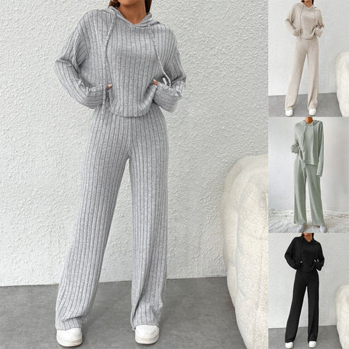 Damen lässiger Strickanzug R&B