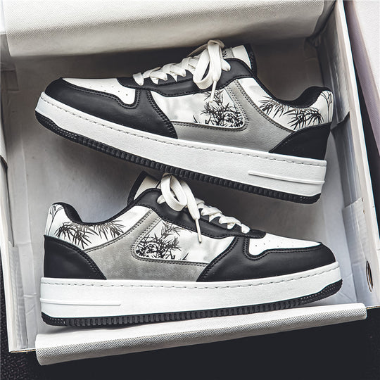 Damen Modische Sneakers mit einzigartigem floralem Motiv R&B
