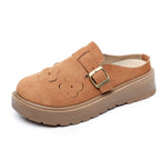 Damen Clogs mit dekorativen Blumenapplikationen und komfortabler Sohle R&B