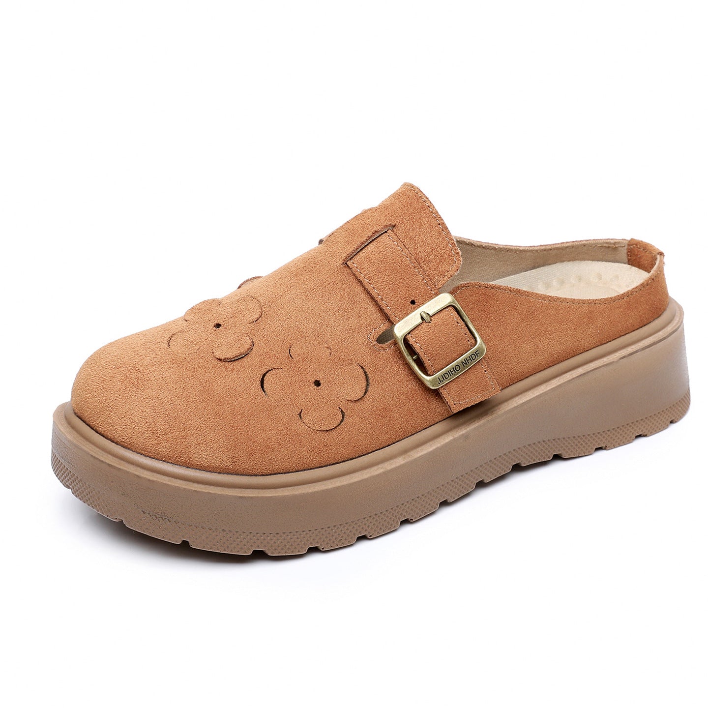 Damen Clogs mit dekorativen Blumenapplikationen und komfortabler Sohle R&B