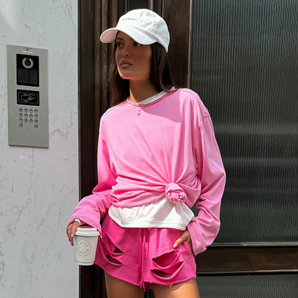Damen lässiger Oberteil R&B