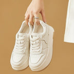 Damen Stylische Plateau-Sneaker mit gepolsterter Sohle und sportlichem Design R&B