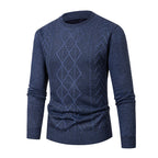 Herren Pullover mit strukturiertem Zopfmuster