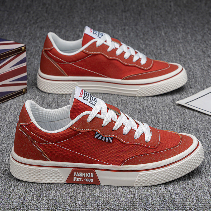 Damen Modische Sneakers mit strapazierfähigem Canvas-Obermaterial und dämpfender Laufsohle R&B
