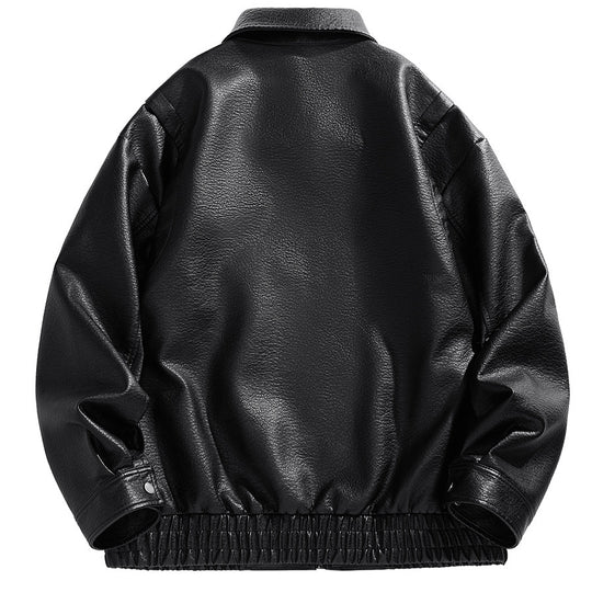 Herren kurz geschnittene jacke mit elastischem Bund und Taschen R&B