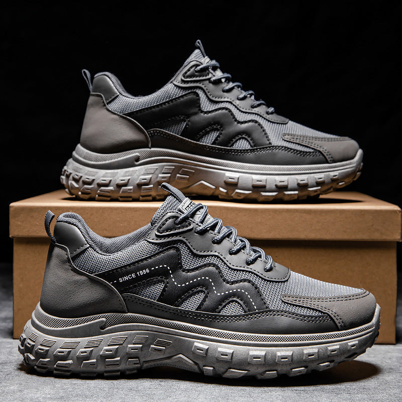 Herren Sportliche Lauf-Sneaker mit robustem Profil und dämpfender Sohle R&B
