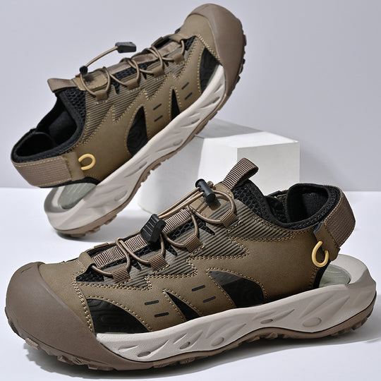 Damen Sportliche Sandalen mit rutschfester Sohle und anatomischer Fußbettung R&B