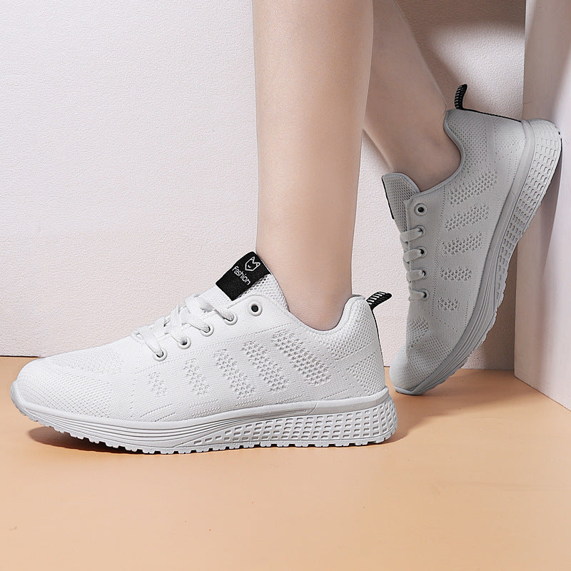 Damen Leichte und atmungsaktive Sport Sneakers mit flexibler Laufsohle R&B