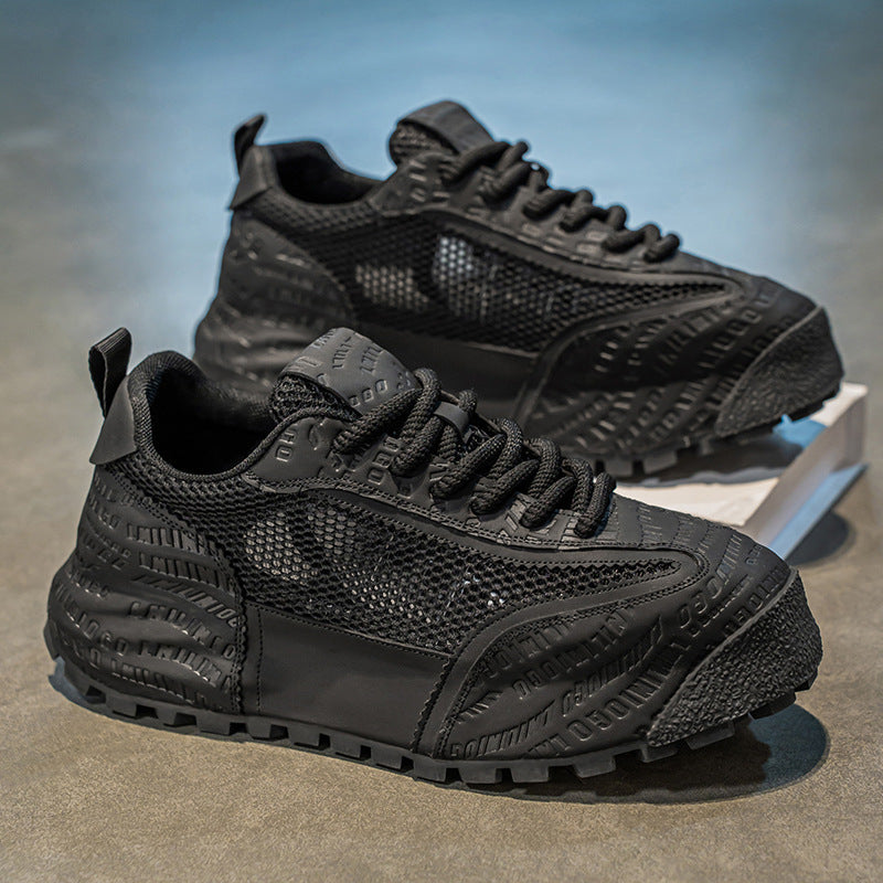 Damen Lässige Sneakers mit atmungsaktivem Mesh-Obermaterial und flexiblem Profilsohle R&B