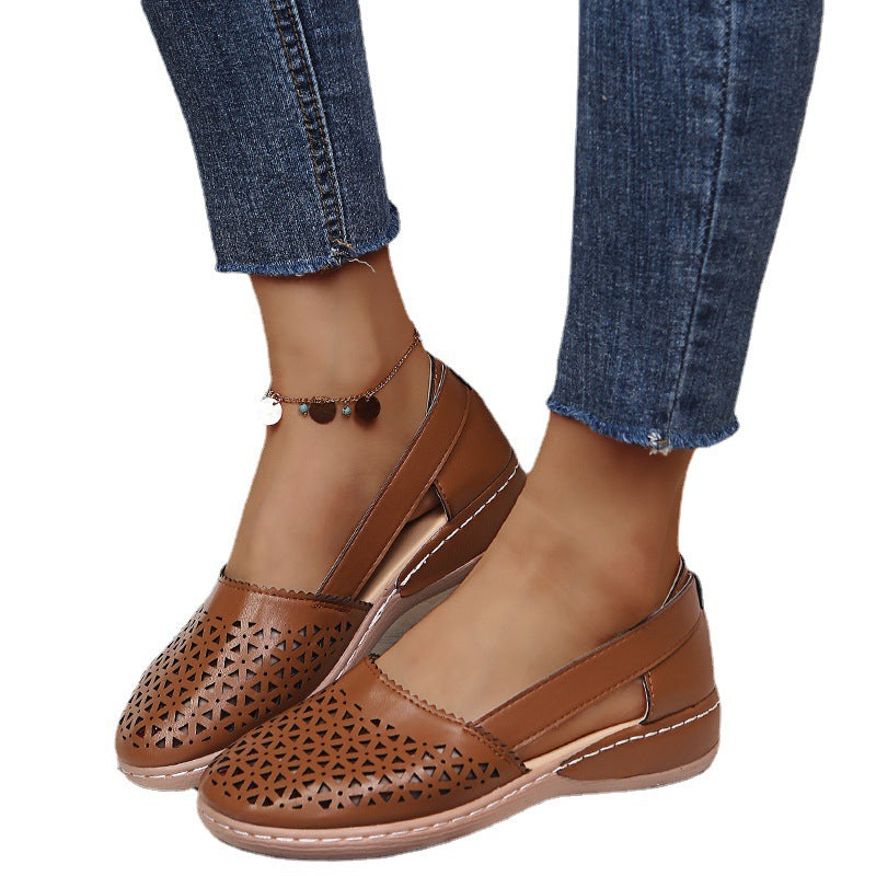 Damen Komfortable Clogs mit atmungsaktivem Design und rutschfester Sohle R&B