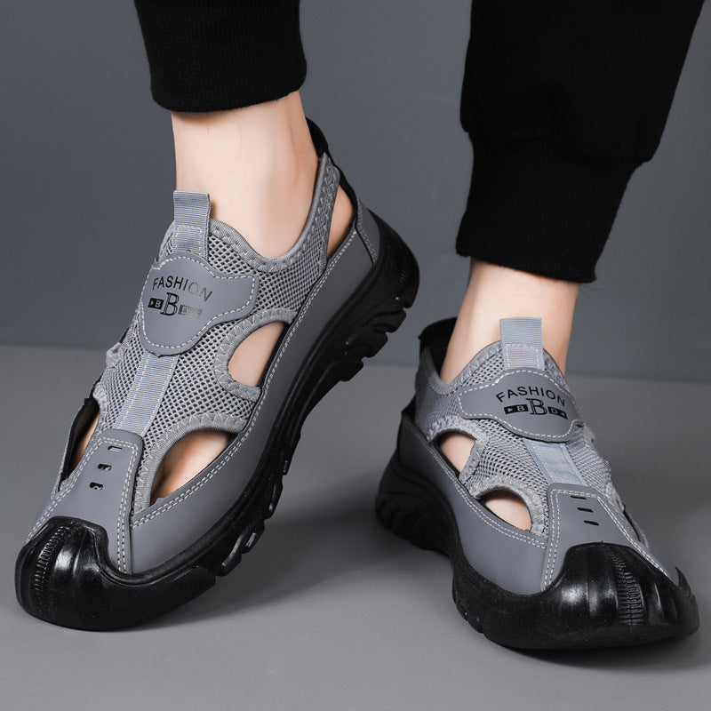 Damen Freizeitliche Mesh-Sandalen mit rutschfester Sohle R&B