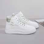 Damen Modische High-Top Sneakers mit gepolsterter Innensohle und rutschfester Sohle R&B
