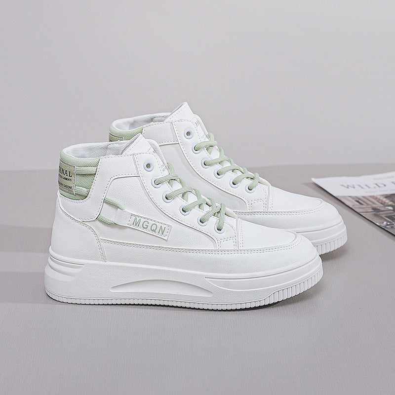 Damen Modische High-Top Sneakers mit gepolsterter Innensohle und rutschfester Sohle R&B