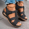 Damen Komfortable Riemensandalen mit anatomischem Fußbett R&B