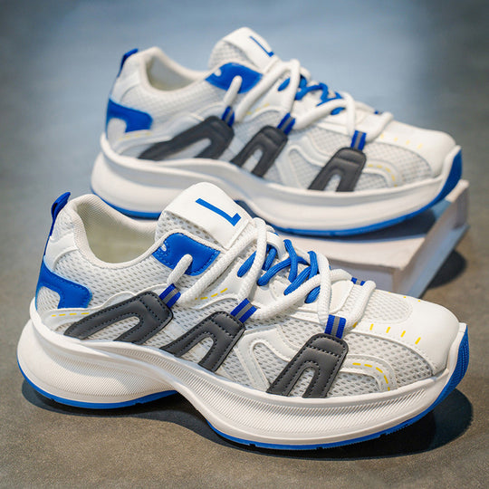 Damen atmungsaktive Sportsneakers mit dämpfender Sohle und stabiler Verstärkung R&B