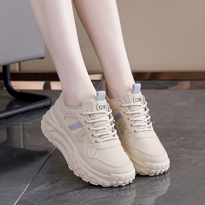 Damen Trendige Chunky Sneakers mit rutschfester Sohle und atmungsaktivem Obermaterial R&B