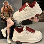 Damen Modische Plateau Sneakers mit komfortabler Dämpfung R&B