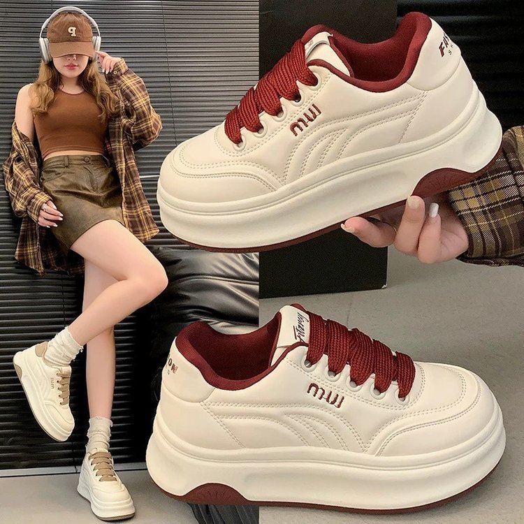 Damen Modische Plateau Sneakers mit komfortabler Dämpfung R&B