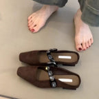 Damen Slingback-Ballerinas mit stilvoller Glitzerverzierung und komfortabler Sohle