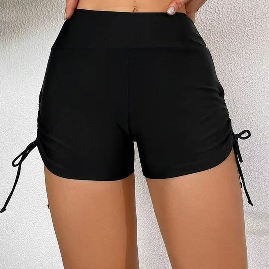 Damen Sportliche Badeshorts mit verstellbaren Seitenschnürungen R&B