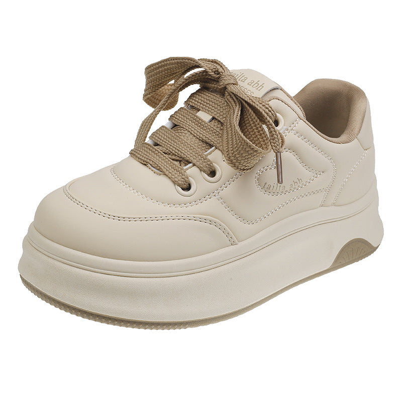 Damen Modische Sneakers mit dicker Laufsohle und atmungsaktivem Obermaterial R&B