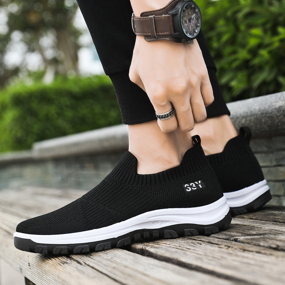 Damen Komfortable und atmungsaktive Strick-Sneaker R&B